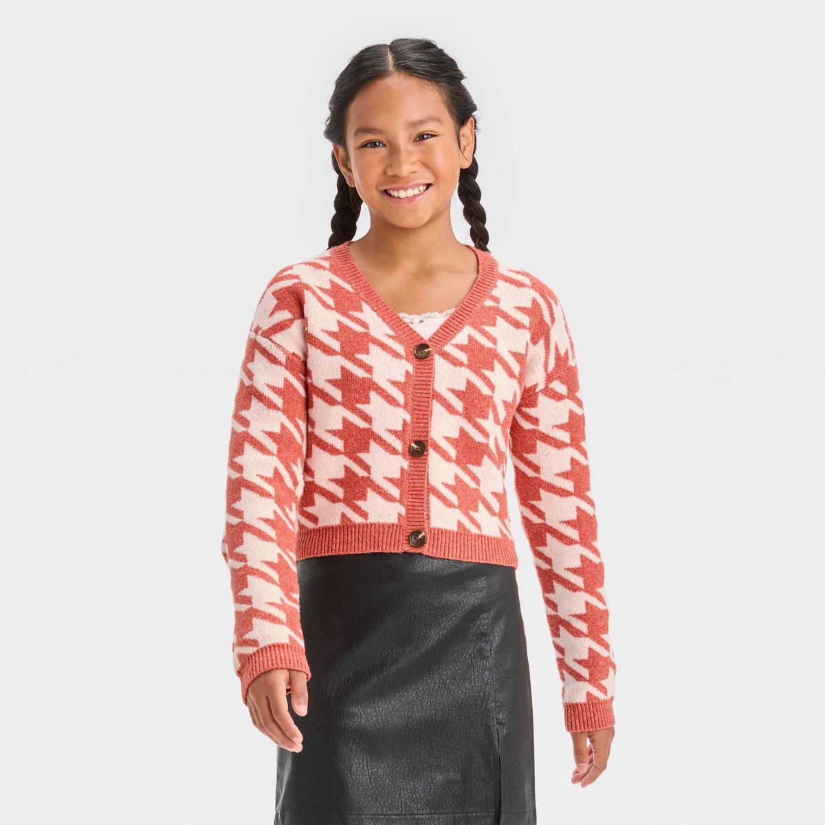 Girls' Cropped Cardigan Sweater - art class™ | Target