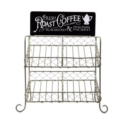 Chicken Wire K-Cup Holder Caddy Coffee Pod Storage Basket | Wayfair North America