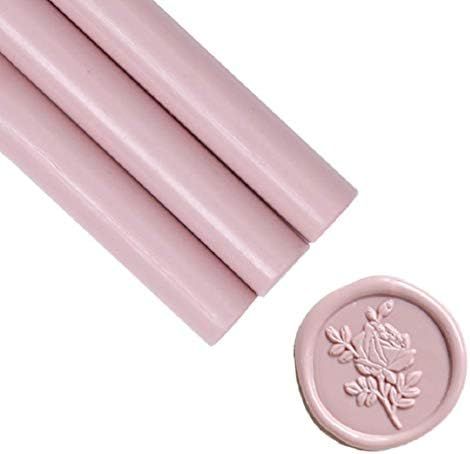 UNIQOOO Mailable Glue Gun Sealing Wax Sticks for Wax Seal Stamp - Dusty Rose Pink, Great for Wedd... | Amazon (US)