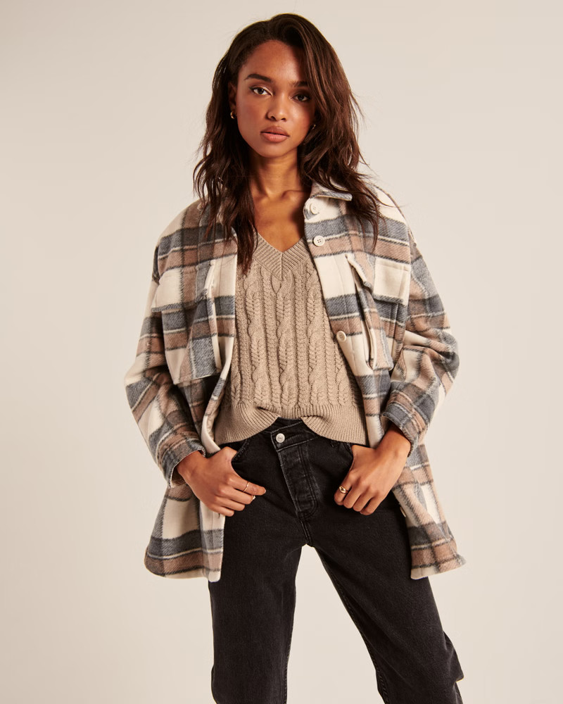 Cropped V-Neck Sweater Vest | Abercrombie & Fitch (US)