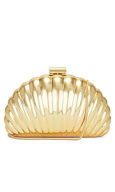 SIMKHAI Monet Shell Clutch in Gold from Revolve.com | Revolve Clothing (Global)