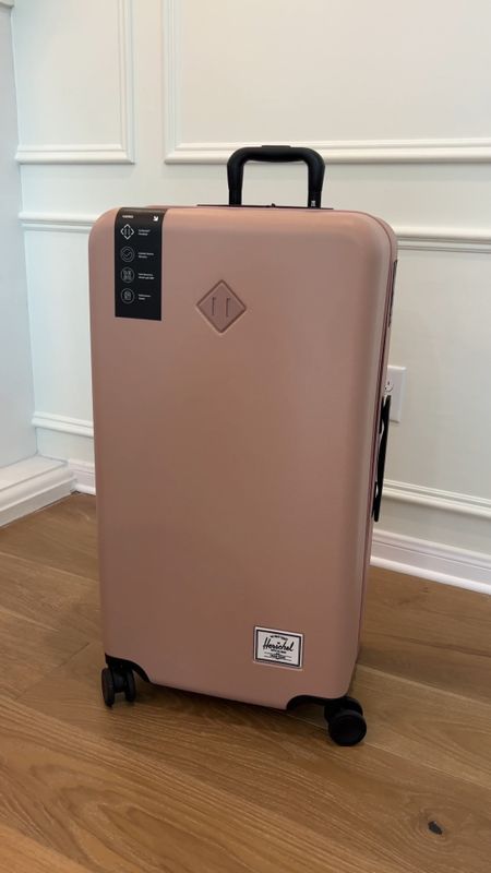 Herschel Heritage™ Hardshell Large Luggage - color: Ash Rose. Great for travel suitcase with a baby! 

#LTKfamily #LTKtravel