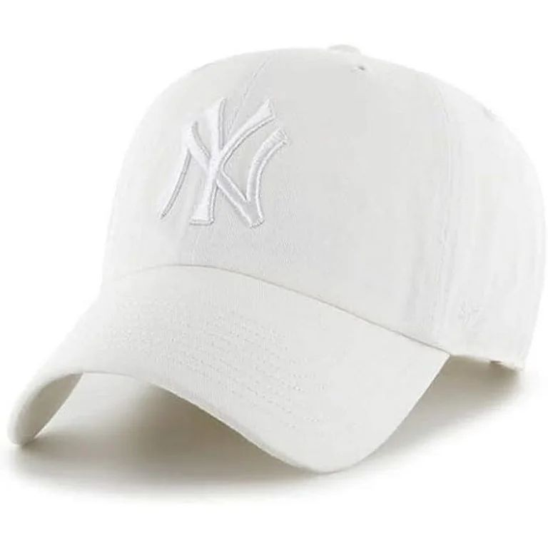 47 New York YankeesClean Up Adjustable Strapback Hat with White Logo - Walmart.com | Walmart (US)