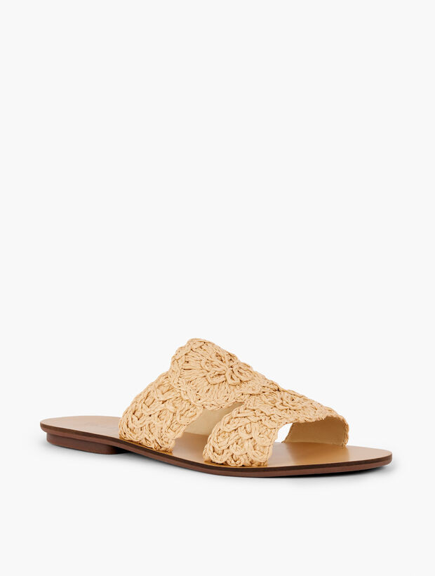 Hannah Slides - Macramé Paper Straw | Talbots