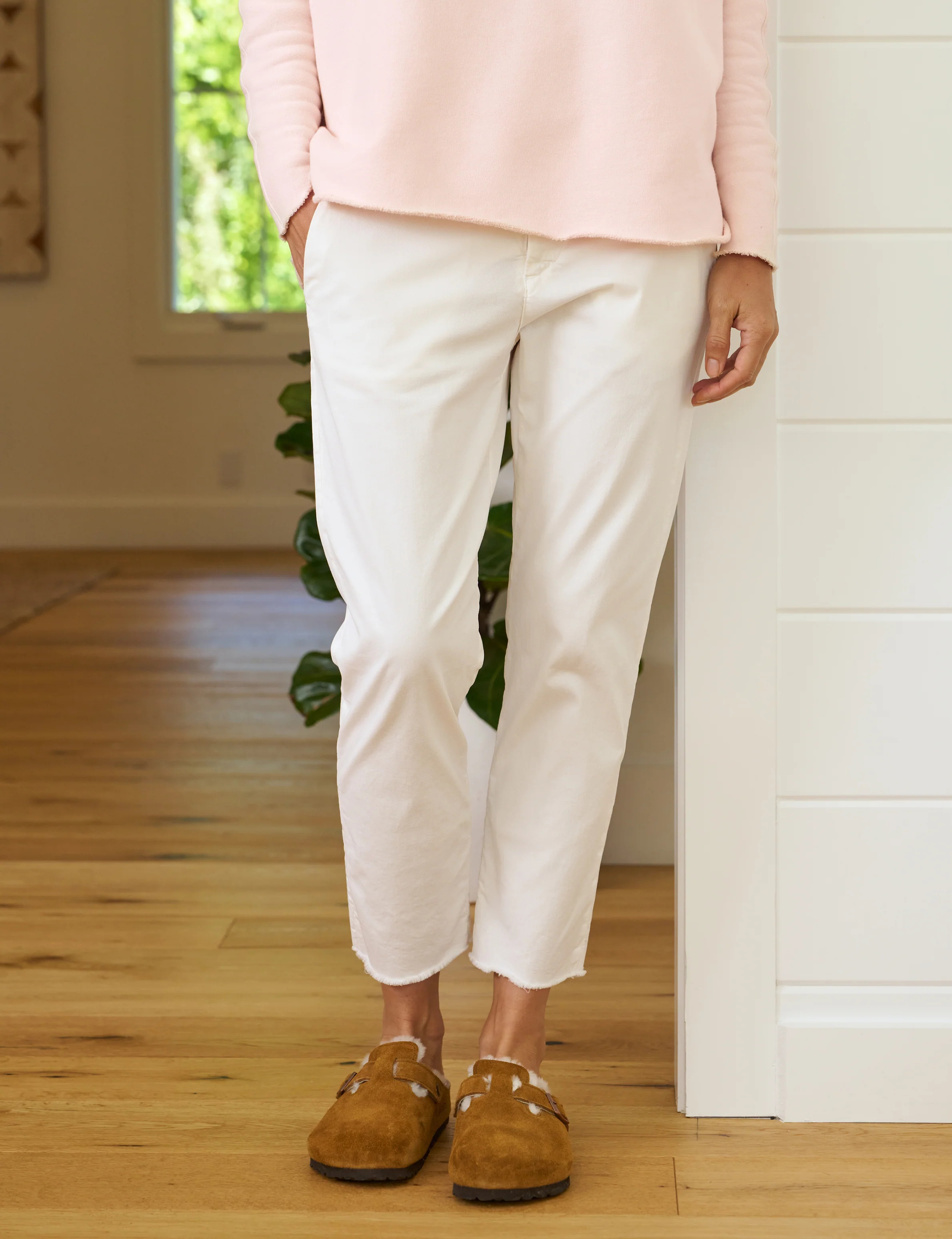 WICKLOW Chalk, Italian Performance Twill | Frank & Eileen