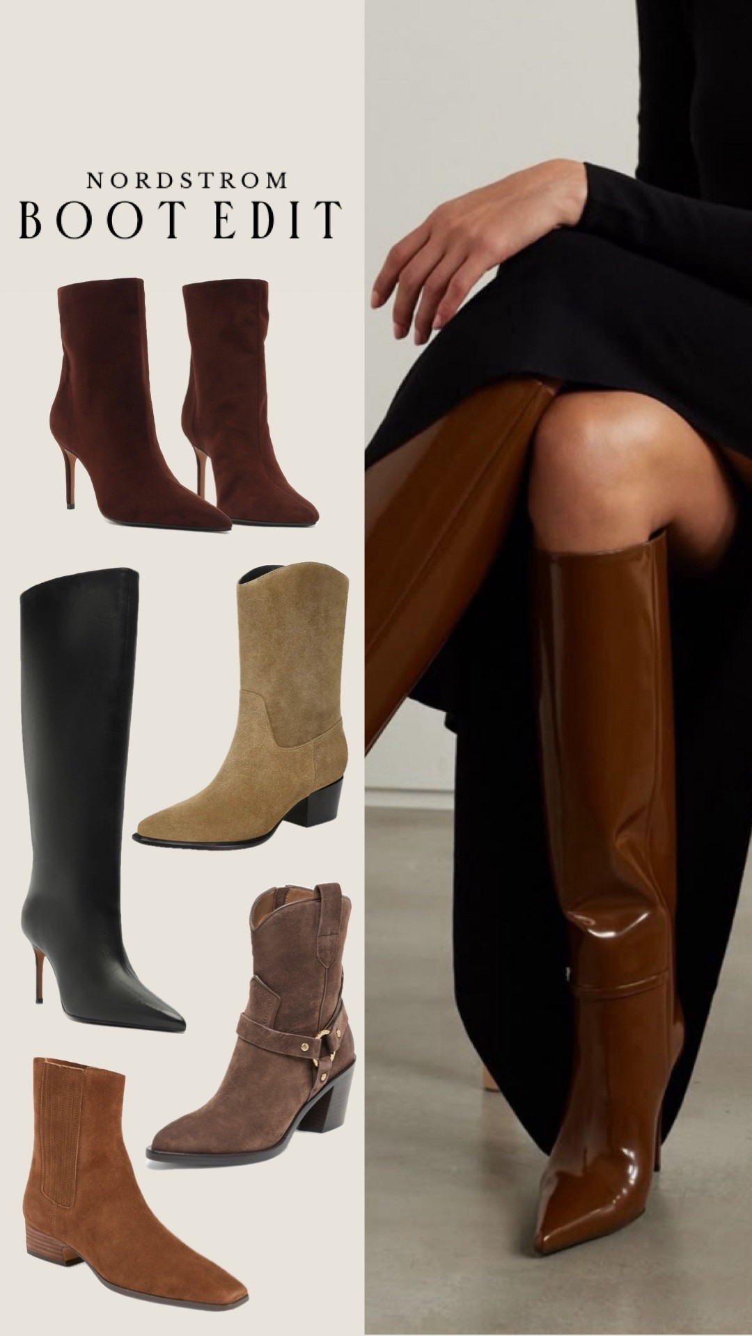 Nordstrom boot edit ✍🏻 

#boots #boot #booties #workwear #cowgirlboots 

#LTKootd #LTKgrwm #LTKFestival