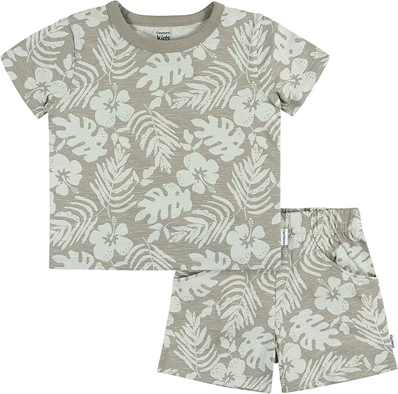 Gerber Baby Boys' Toddler T-shirt and Shorts Set | Amazon (US)