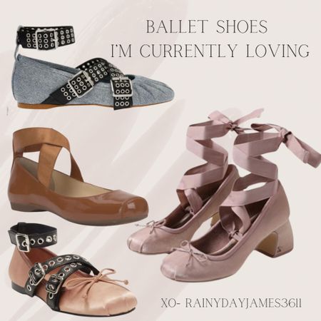 Ballet inspired shoes . Balletcore . Ballet flats . 

#LTKfindsunder50 #LTKfindsunder100 #LTKshoecrush