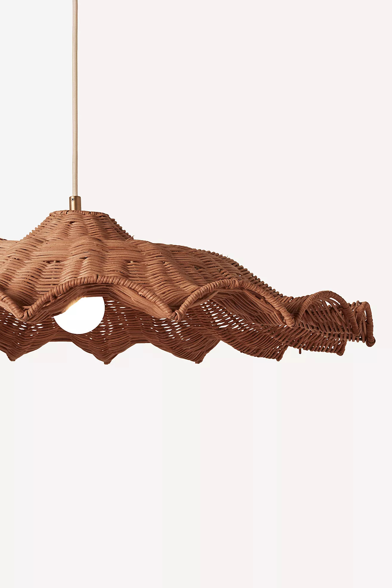 Savannah Rattan Large Pendant Light | Anthropologie (US)