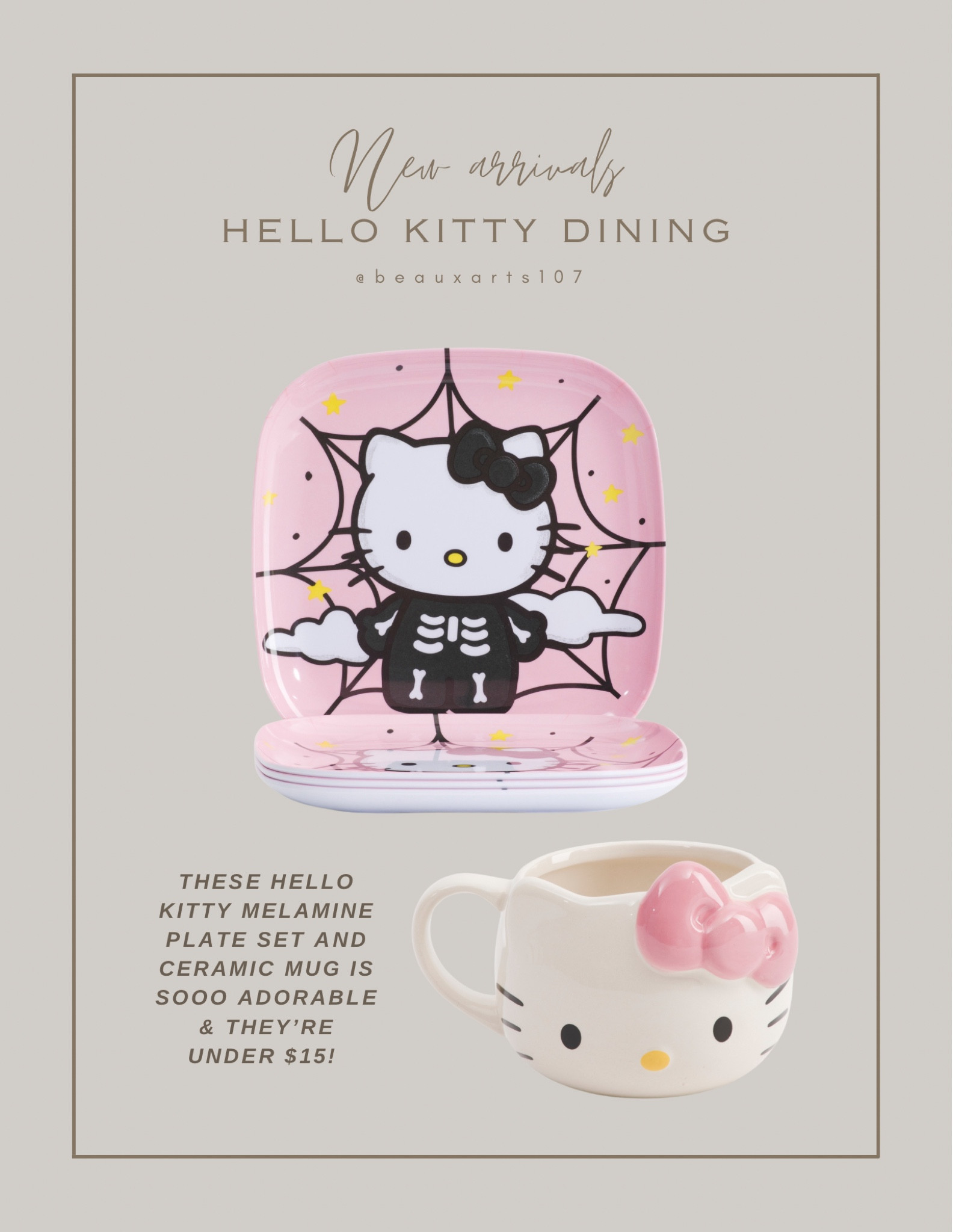 These Hello Kitty  kitchen and dining items are sooo adorable 

#LTKHome #LTKFindsUnder50 #LTKSaleAlert