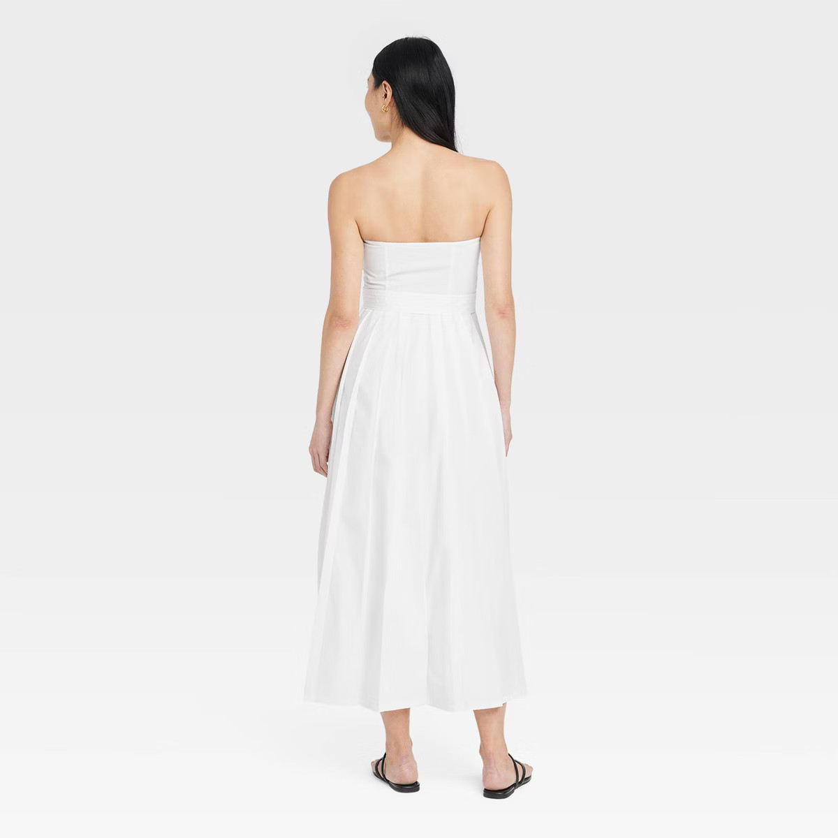 Women's Belted Midi Bandeau Dress - A New Day™ | Target
