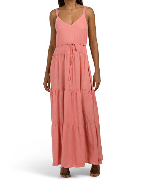 Tiered Maxi Dress | TJ Maxx