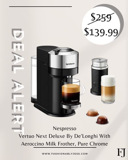 Absolutely loving this Nespresso machine! Great time to add this to your home while it’s on sale! 

#LTKFind #LTKhome #LTKsalealert