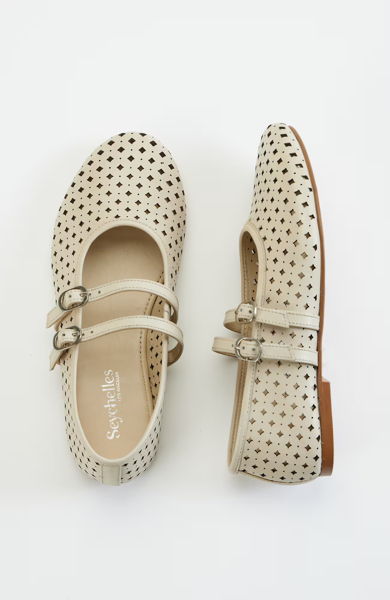 Women's Seychelles Royal Flats (White/Ivory) (Size: 7.5) J. Jill | J. Jill
