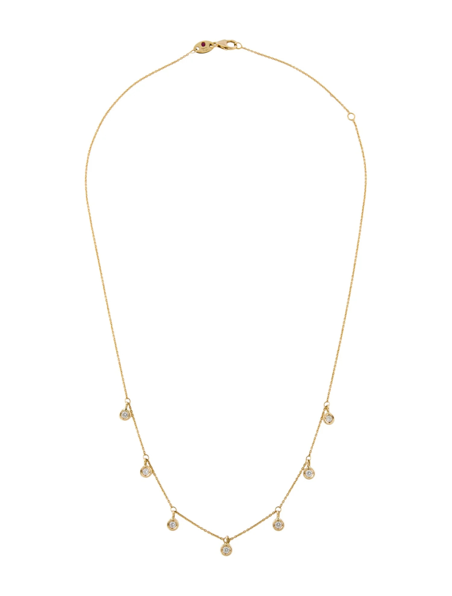 18K Diamond Seven Station Necklace | The RealReal