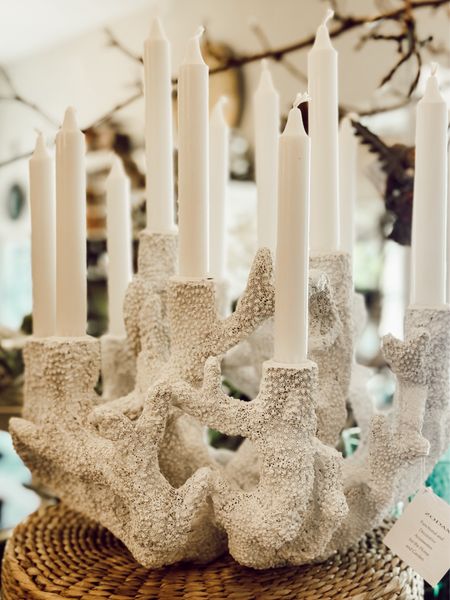 This coral candelabra is amazing!!! Perfect for summer home decor.

#LTKItBag #LTKHome