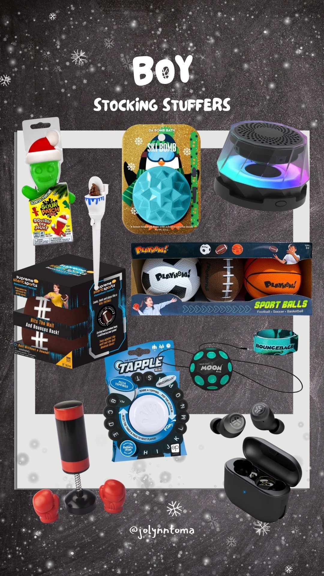 Stocking stuffers for the little man in your life!