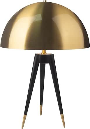 Mid Century Modern Mushroom Table Lamp Gold Shade Mushroom lamp Fixture Study Bedroom Desk Lamp A... | Amazon (US)