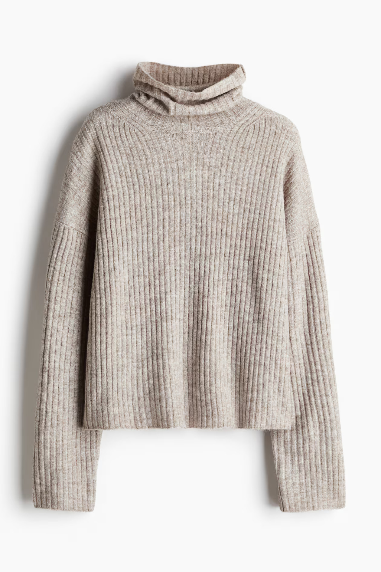 Oversized polo-neck jumper | H&M (UK, MY, IN, SG, PH, TW, HK)