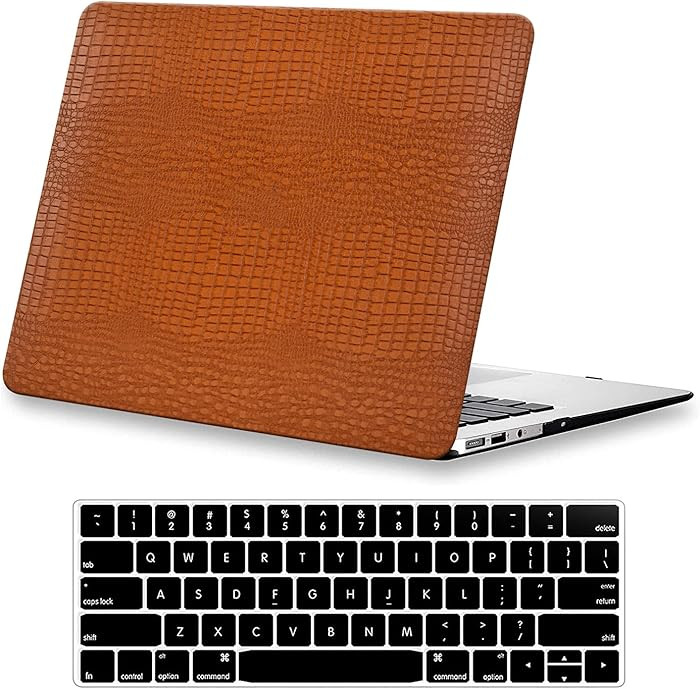 DTangLsm Compatible for MacBook Air 13 inch Case 2021 2020-2018 A2337 M1 A2179 A1932, Crocodile S... | Amazon (US)