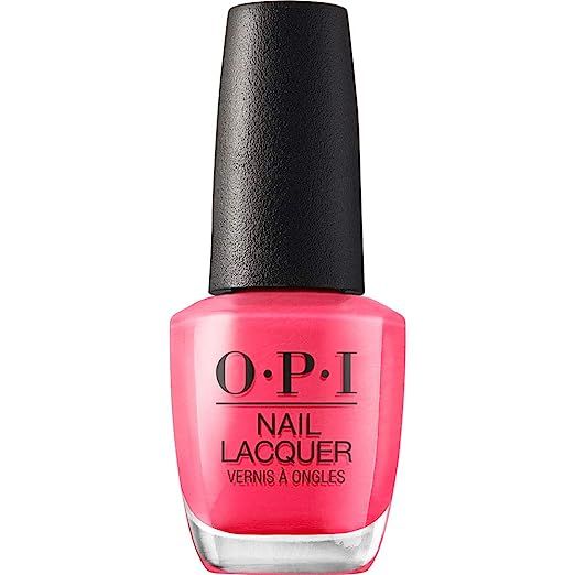 OPI Nail Lacquer, Strawberry Margarita, Pink Nail Polish, 0.5 fl oz (Pack of 1) | Amazon (US)