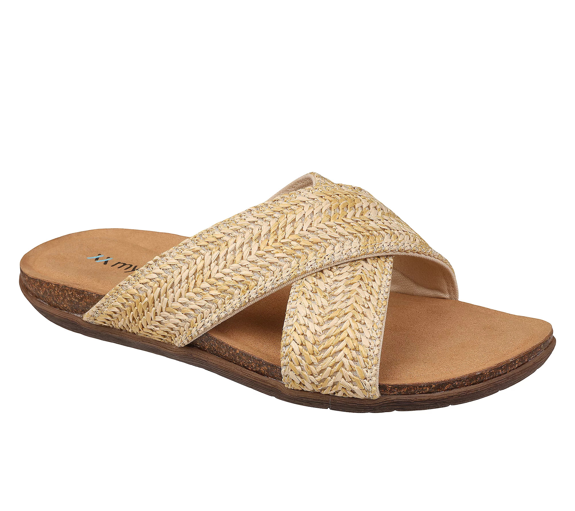 Mykos Crossband Sandal - Leyla | QVC