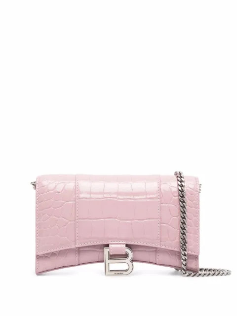 Balenciaga Hourglass Chain Wallet - Farfetch | Farfetch (UK)