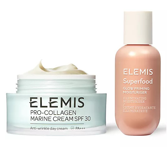 ELEMIS Pro-Collagen Marine Cream Prime & Protect Set - QVC.com | QVC