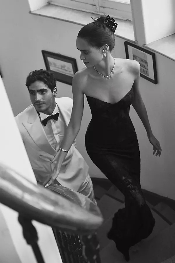 V. Chapman Athena Lace Corset and Skirt Set | Anthropologie (US)