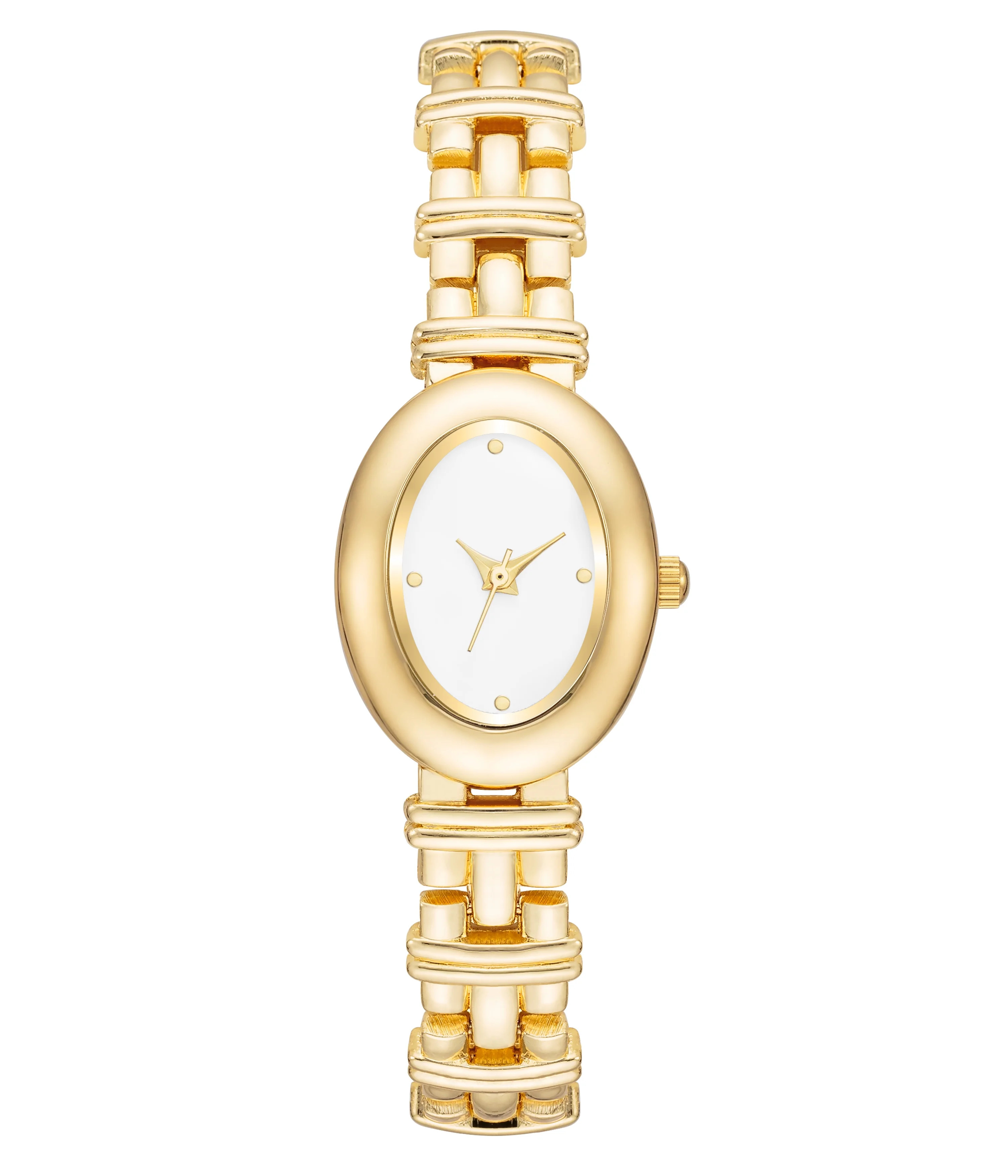 Time & Tru Women's Gold-Tone Wristwatch - Walmart.com | Walmart (US)
