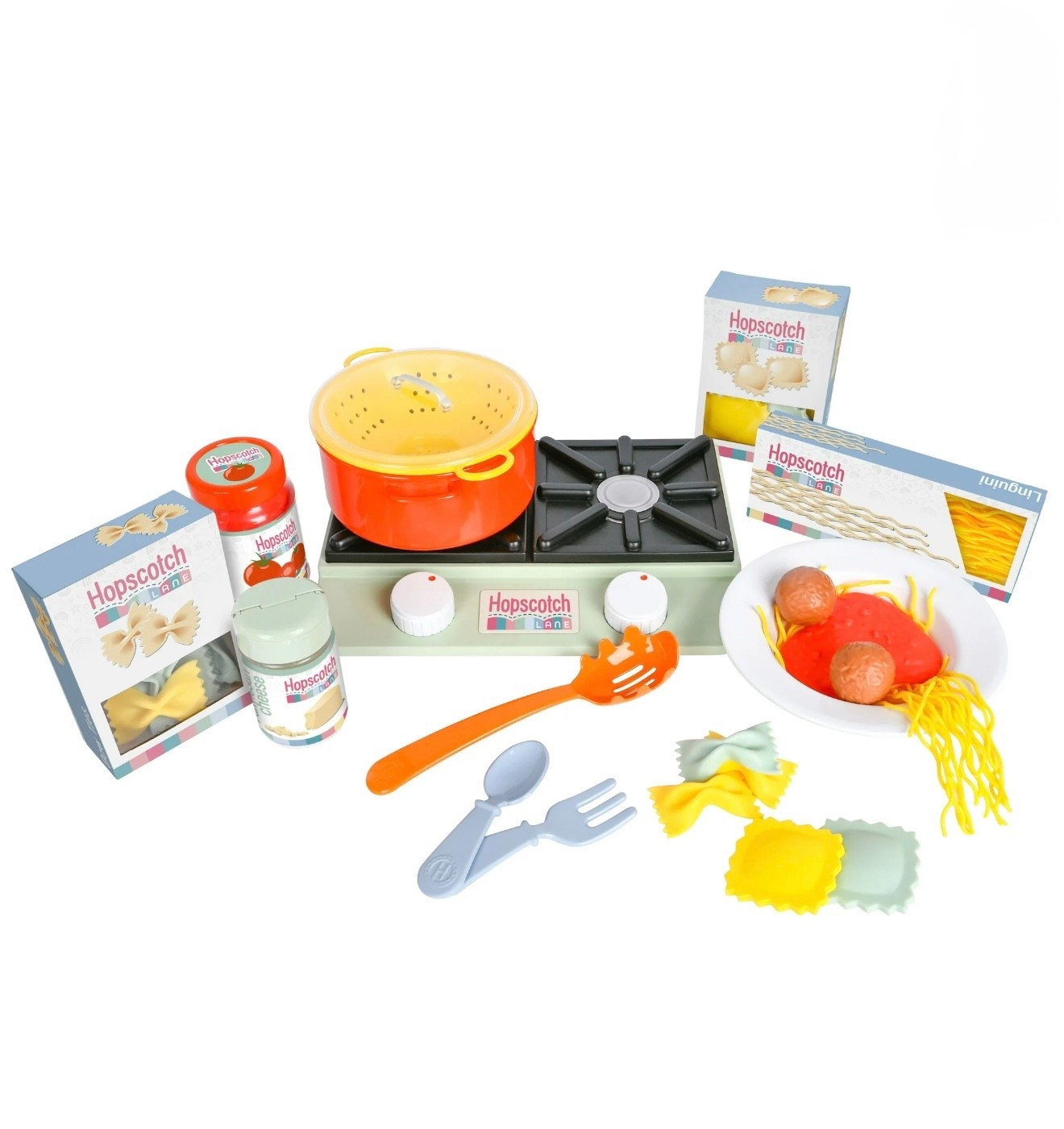 Hopscotch Lane Let’s Make Pasta 33 Piece Set – Doll Cooking Set & Doll Clothing for Kids Ages 3+

#LTKKids #LTKBaby #LTKGiftGuide