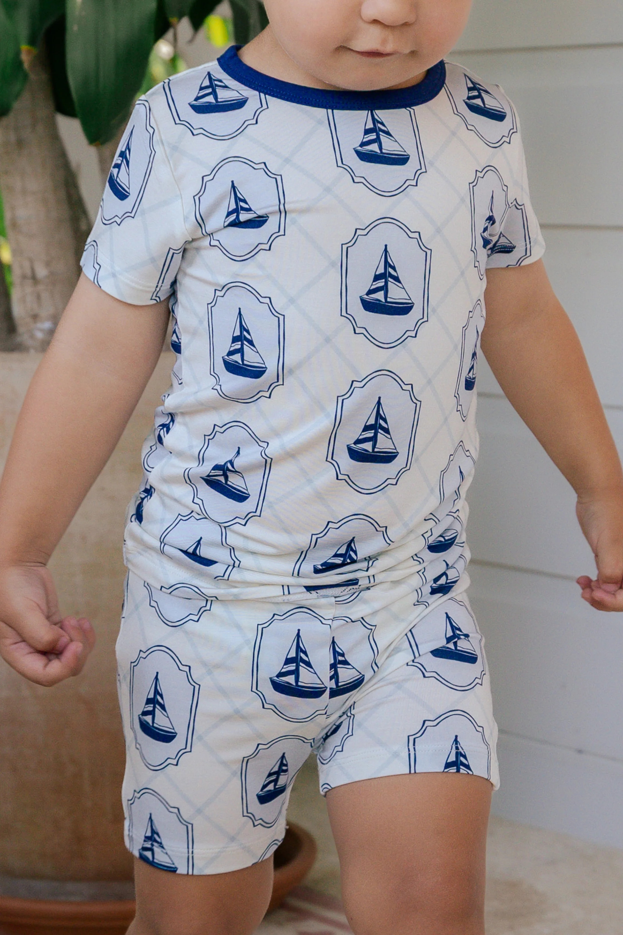 Summer Sail Two Piece Short Set | Cute Boys Pajamas | In My Jammers | In My Jammers