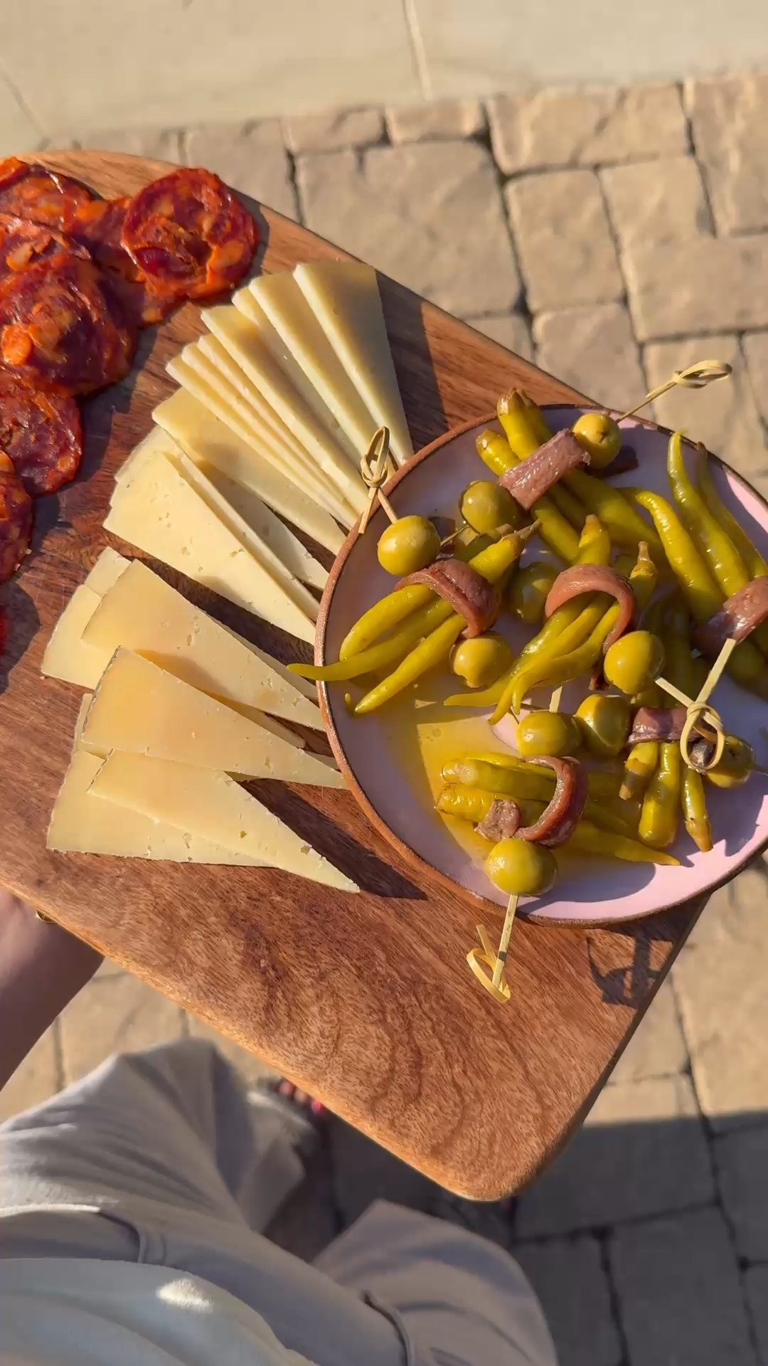 Bringing a taste of San Sebastián to your kitchen 🇪🇸✨ Meet The Gilda — the classic Basque pintxo that’s salty, briny, and perfectly balanced with just three simple ingredients:
🍢 Guindilla peppers
🍢 Anchovies 
🍢 Green olives

Skewer them together, pour a glass of Txakoli (or your favorite crisp white), and you’ve got the most iconic bite from Spain’s pintxo bars. Simple, bold, and SO good. 🫒🐟🌶️ 

#LTKHome #LTKParties #LTKFindsUnder50