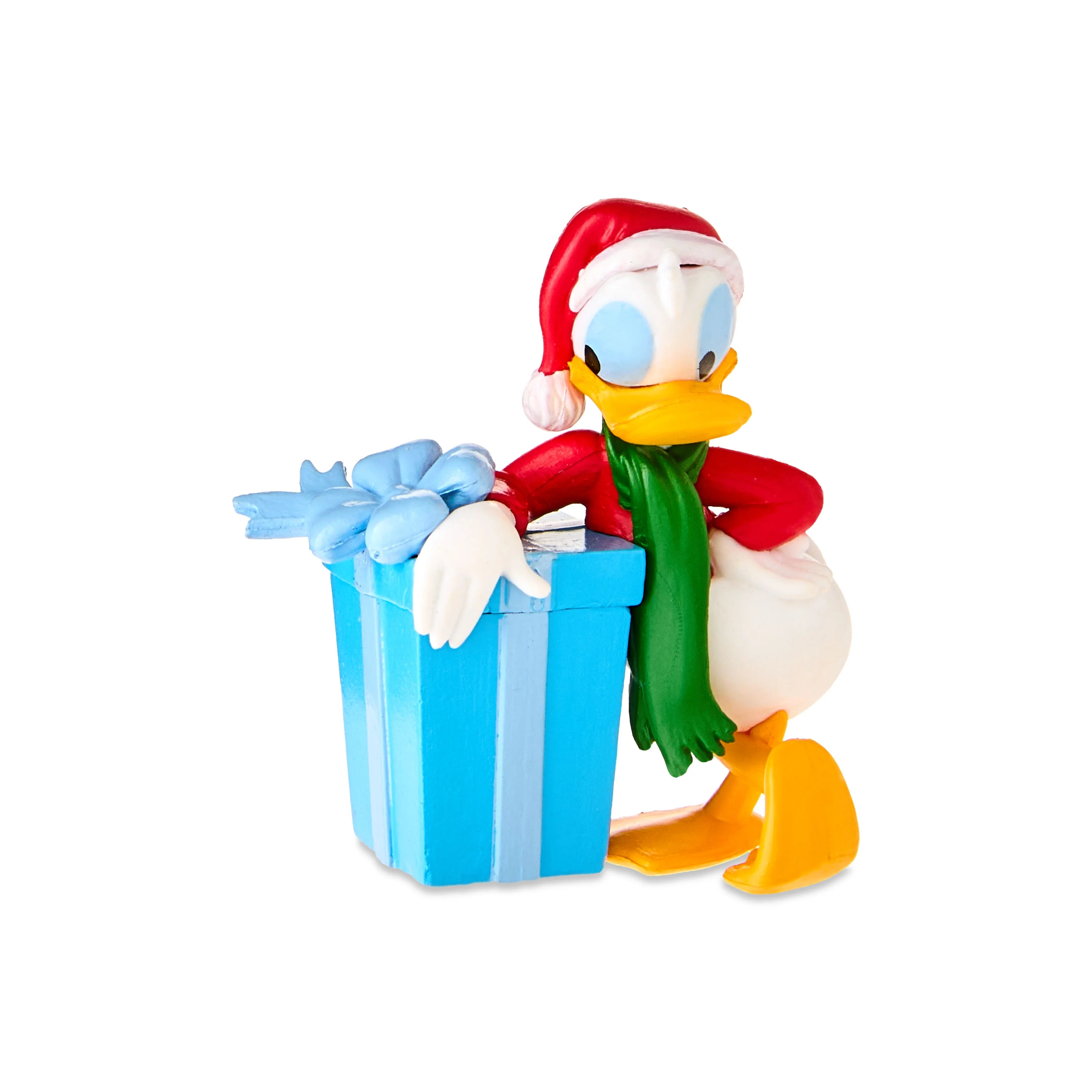 Disney, Donald Duck Figurine Christmas Village Accessory, Blue & White, Collectible by Ruz, - Wal... | Walmart (US)
