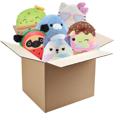 Squishmallows Mystery 8-Inch 3-Squish Value Pack - Get Three Jumbo Officially Licensed 8" for Less - Collectible Stuffed Animal Toy - Gift for Kids | Target