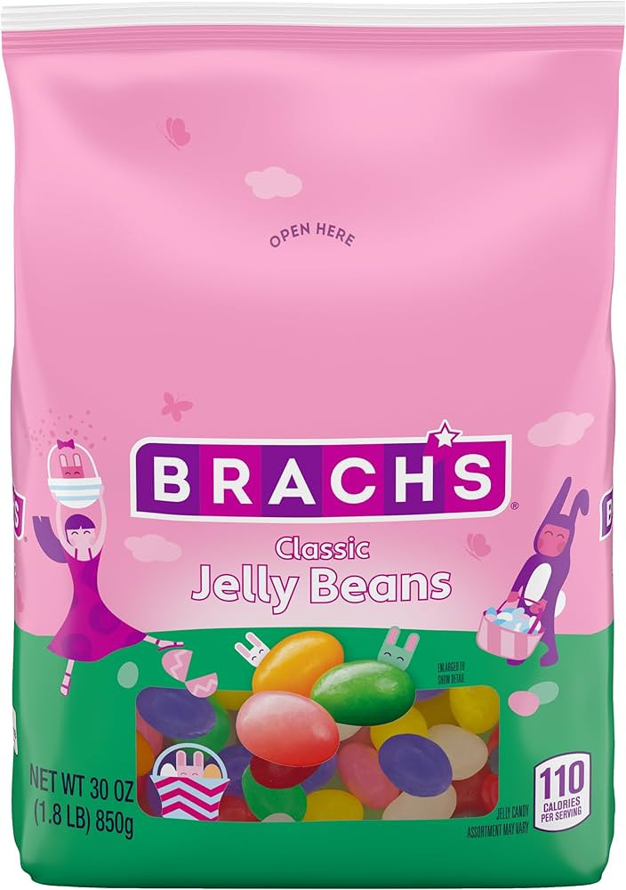 Brach's Classic Jelly Bird Eggs | Bag of Fruit and Licorice-Flavored, Egg Shaped Easter Candy | J... | Amazon (US)