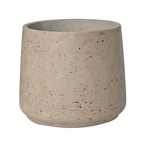 Grey Washed Planter Fiberstone indoor and outdoor Flower Pot 8"H x 9"W - by Pottery Pots | Amazon (US)
