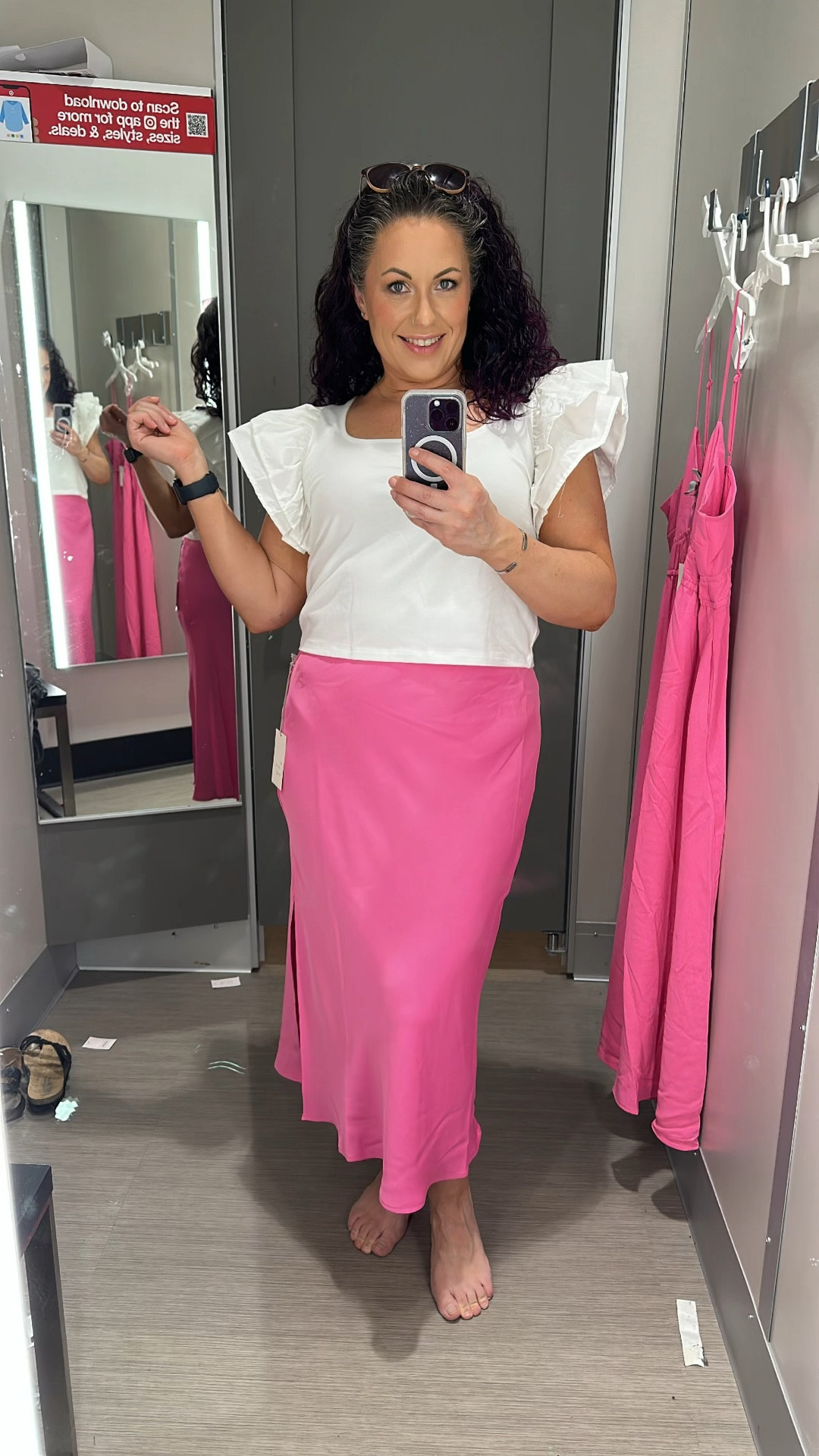 Went to Target today. I was in a pink mood today apparently. But these cute things came home with me. Find in my LTK! 
#targetfinds #targetshopwithme #targetstyle #targettryon #midsize #midsizemama

#LTKworkwear #LTKunder50