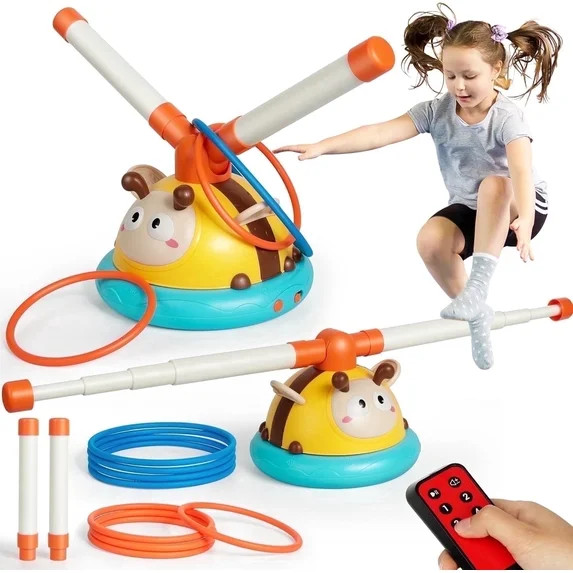 Outdoor Toys for Kids Ages 4-8, 2 in 1 Musical Jump Outdoor Games Toys, Toss Ring Game, Indoor Sp... | Walmart (US)