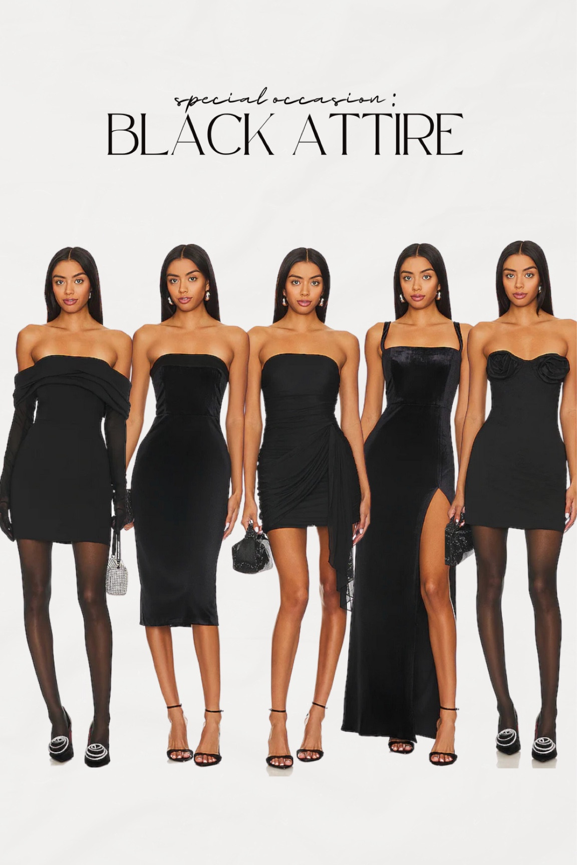 Black tie event , black dresses, wedding guest dress 

#LTKSeasonal #LTKstyletip #LTKwedding