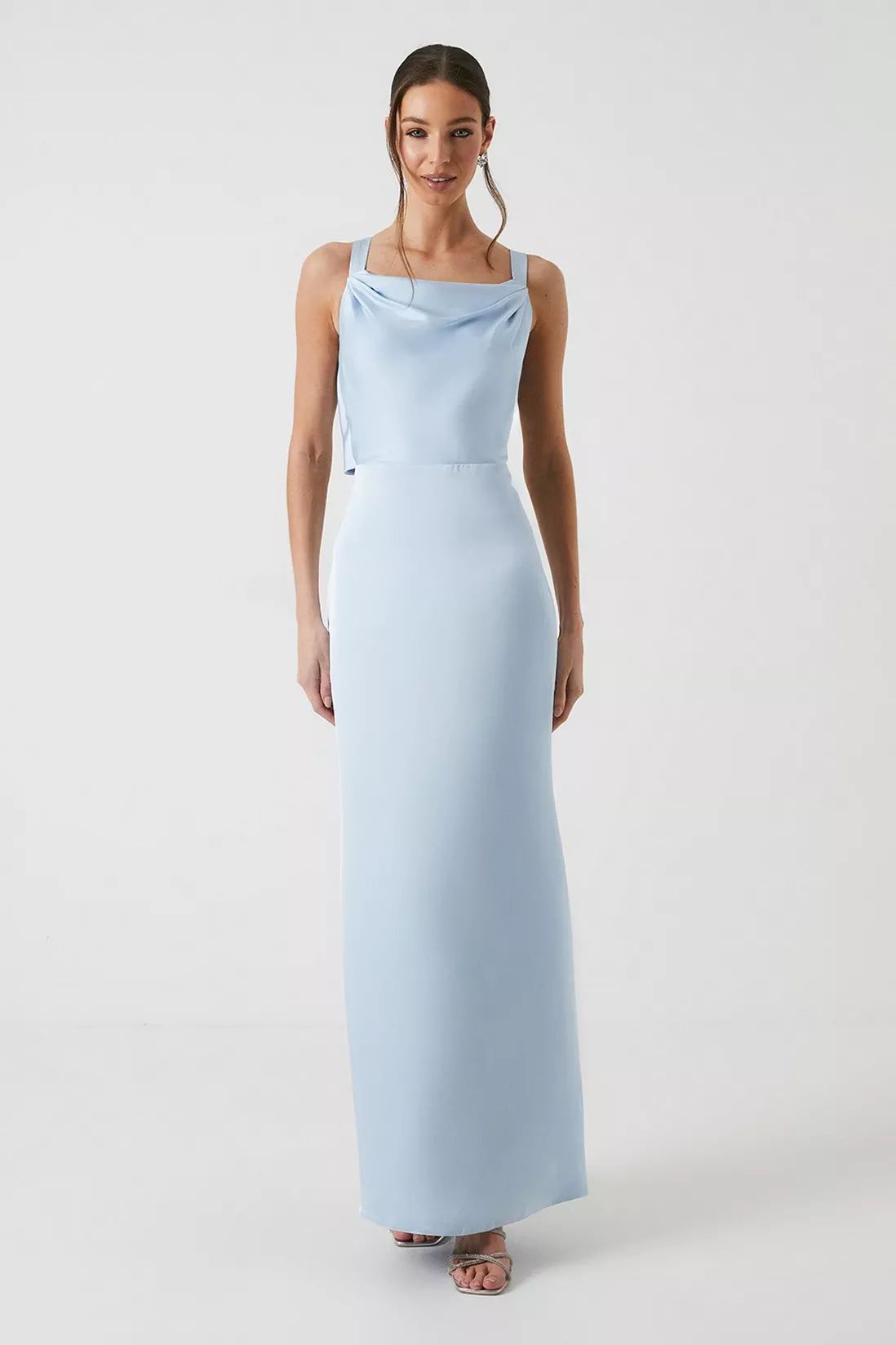 Dresses | Wrap Back Cami Satin Bridesmaids Dress | Coast | Coast UK & IE