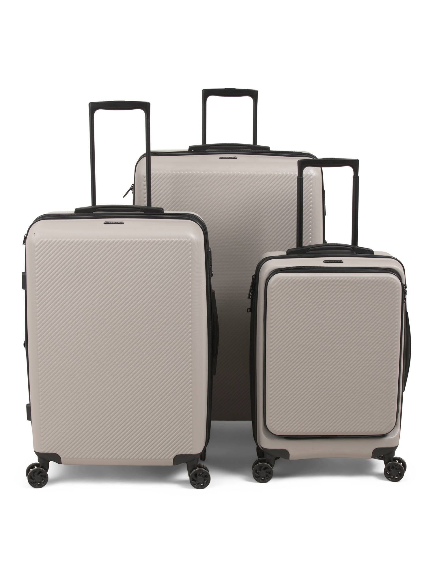 3pc Malden Spinners Set With Front Pocket On Carry-on | TJ Maxx