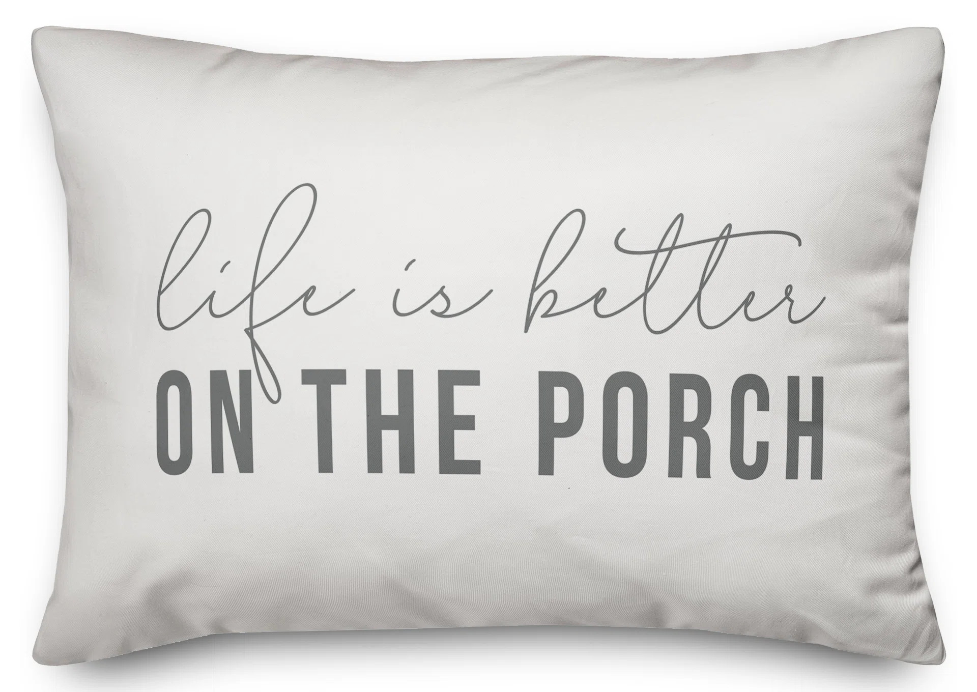 Adamski Life is Better on the Porch Indoor/Outdoor Lumbar Pillow | Wayfair North America