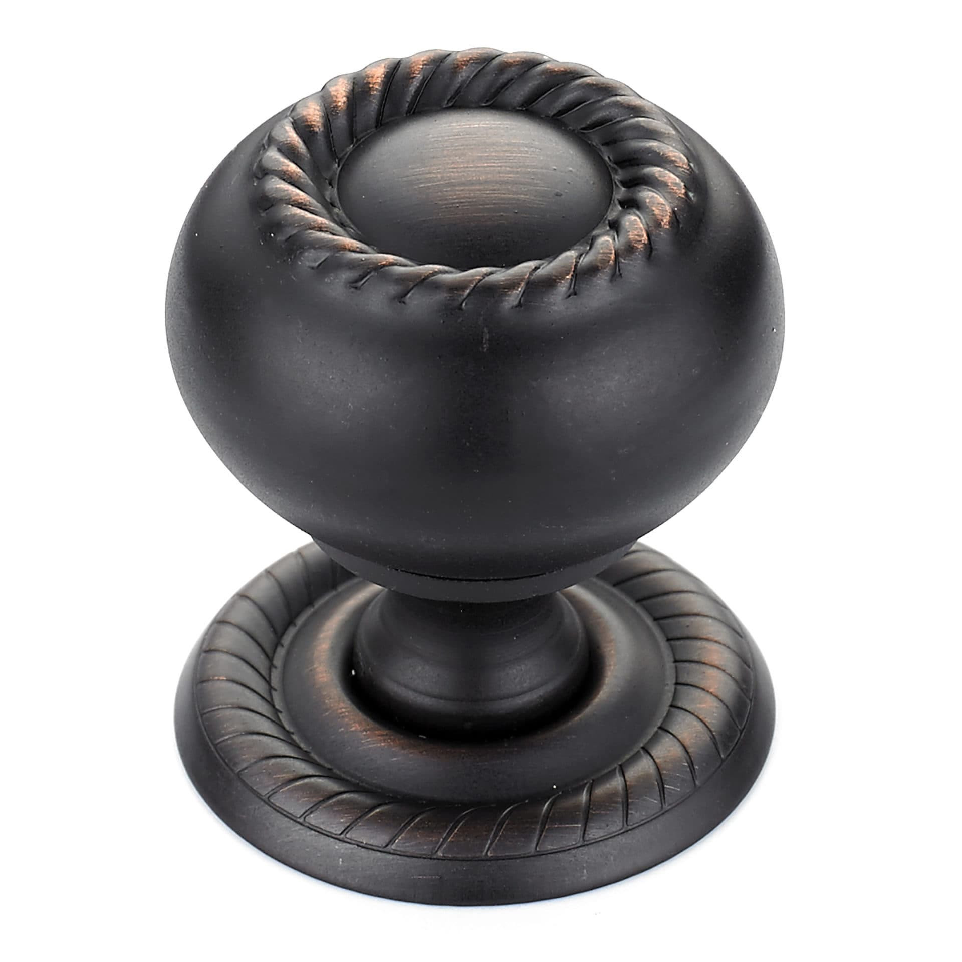 Richelieu Huntingdon 1-1/4-in Brushed Oil-Rubbed Bronze Round Traditional Cabinet Knob | BP86060BORB | Lowe's