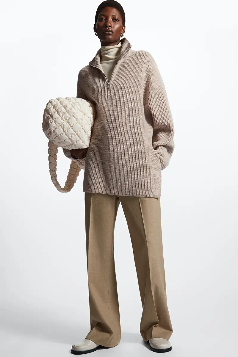 REGULAR-FIT WOOL-FLANNEL TROUSERS | COS (EU)