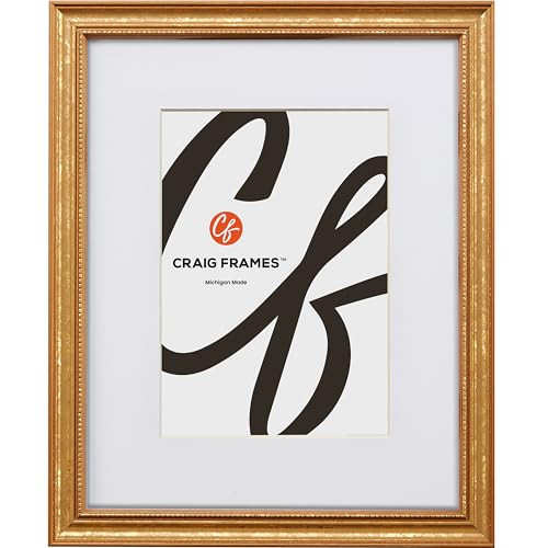 Craig Frames 16x20 Picture Frame with Mat for 11x14 – Gold Ornate Style for Photos or Art Prints, Vintage Decorative Wall Frame (Style 314GD) | Amazon (US)