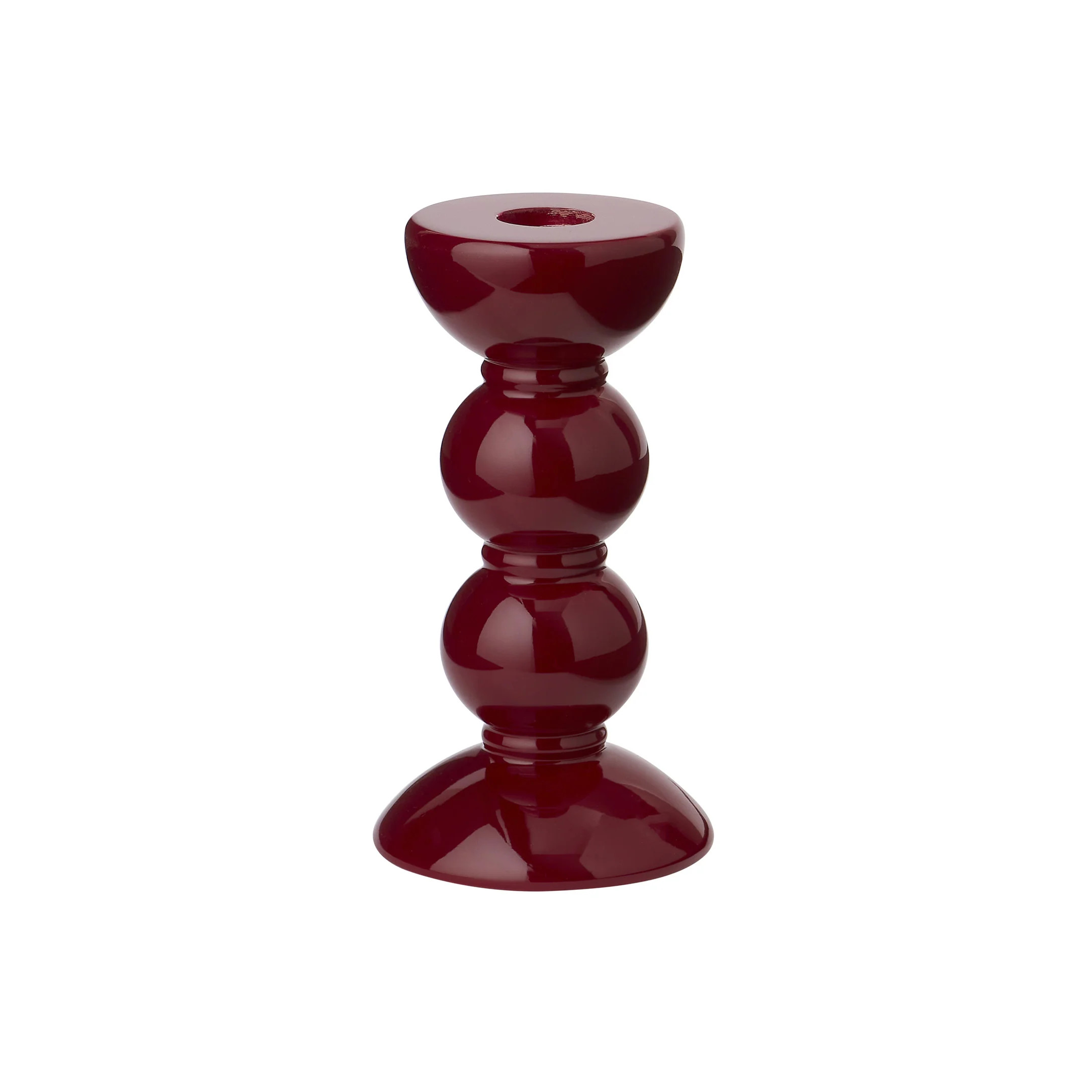 Medium Cherry Bobbin Candlestick - 14cm | Addison Ross US