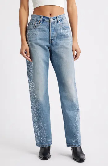 Levi's 501® '90s Straight Leg Ankle Jeans in Denim Venom at Nordstrom Rack, Size 27 X 30 | Nordstrom Rack