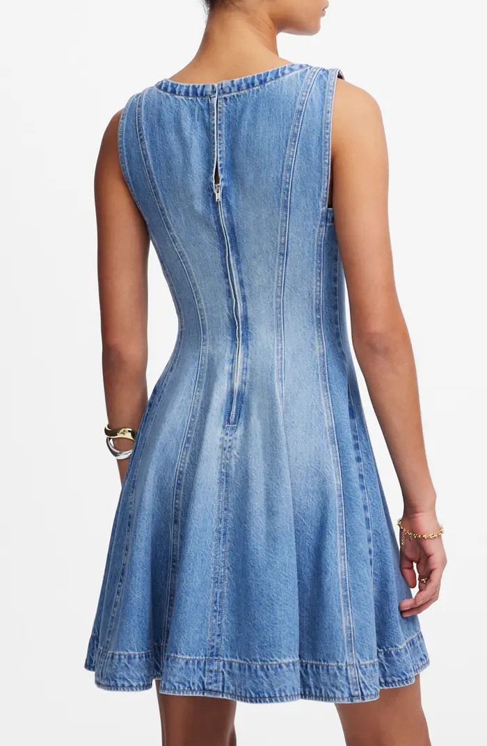 Airy Denim Circle Minidress | Nordstrom Rack