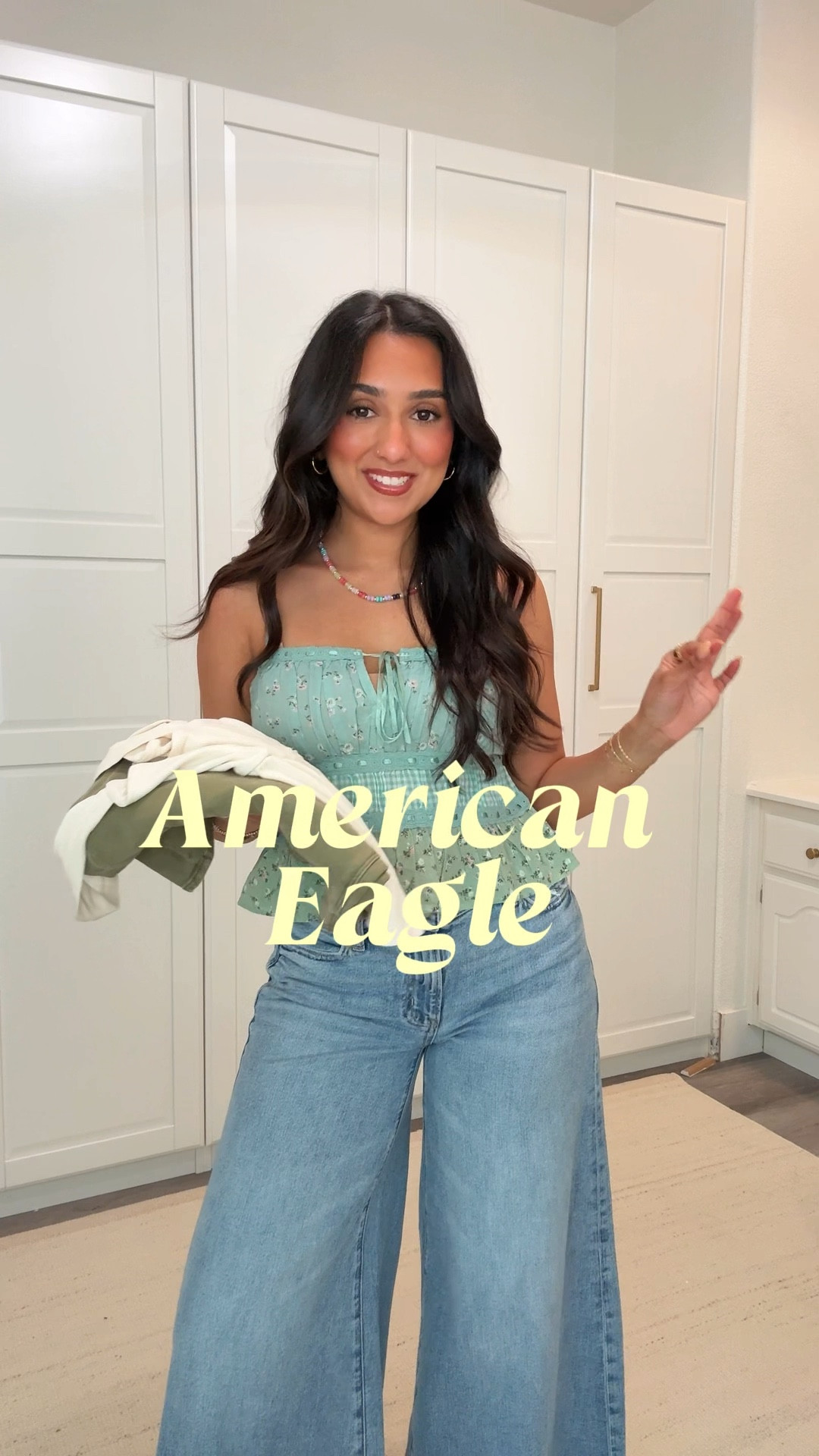 @americaneagle new spring denim and tops!💐🌸🫶🏽 I love!! #aejeans #aepartner shop below! @shopltk #liketkit #shopltkit 

Code: juliaAE25
Offer: 25% off sitewide
LTK code valid dates: 3/28 - 3/30

US online only
Stackable
Exclusions: 
clearance, 3rd party, gift cards, Aerie

In jeans: I wear a 27
Tops: a small! 🌷
